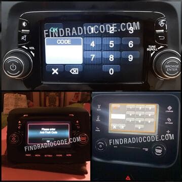 uconnect dodge radio code